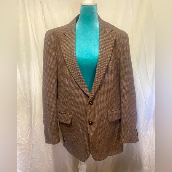 Stafford Other - Stafford: light brown wool blazer